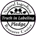 Natural Ingredient Resource Center - Truth in Labeling Pledge